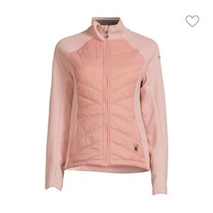 NEW Spyder Nova Full Zip Track Pink Jacket NWOT Women’s size small